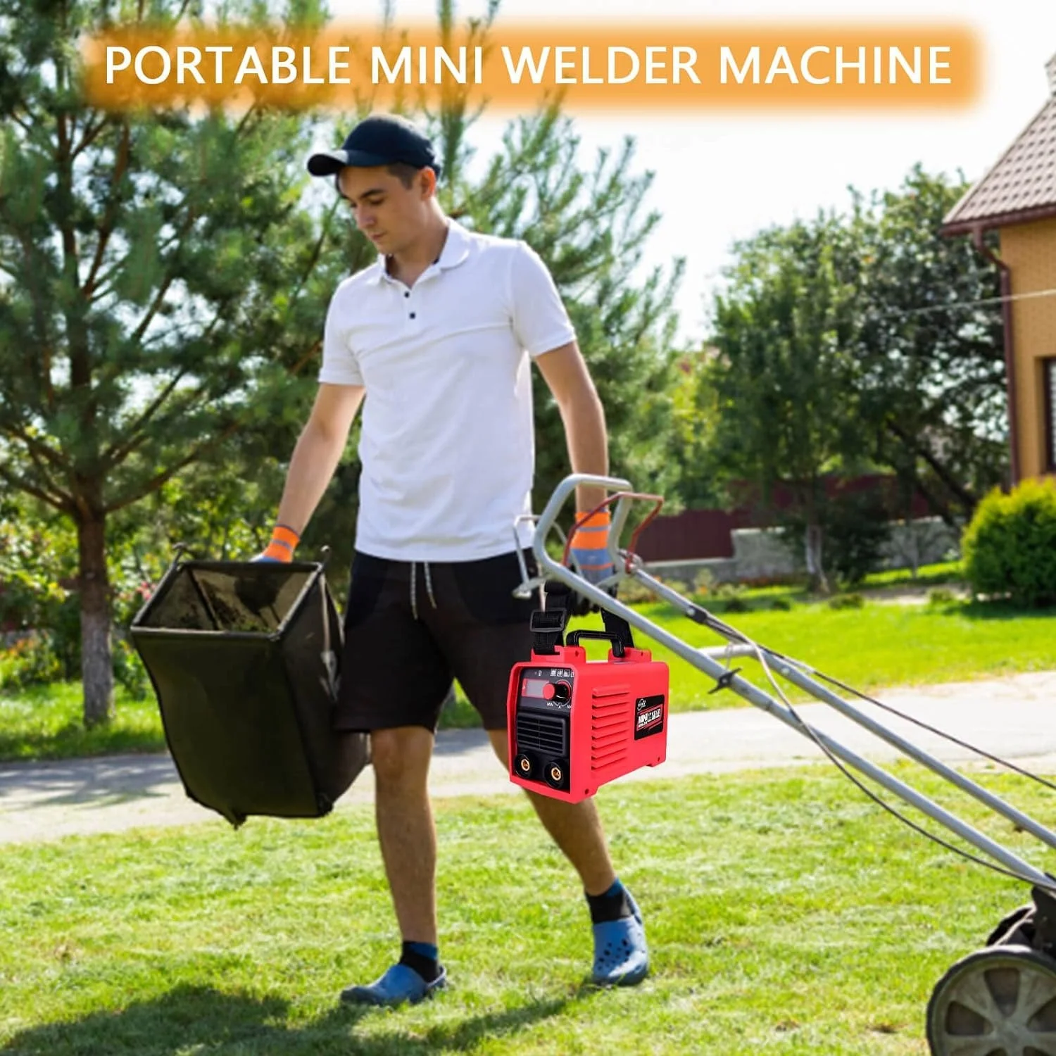 Welding Machine, Upgraded MMA-250A 110V Welder Machine,Portable Stick Welder IGBT Digital Display LCD,Home DIY Arc Welder,Hot Start Arc Force Anti-stick Mini Welder (Blue)