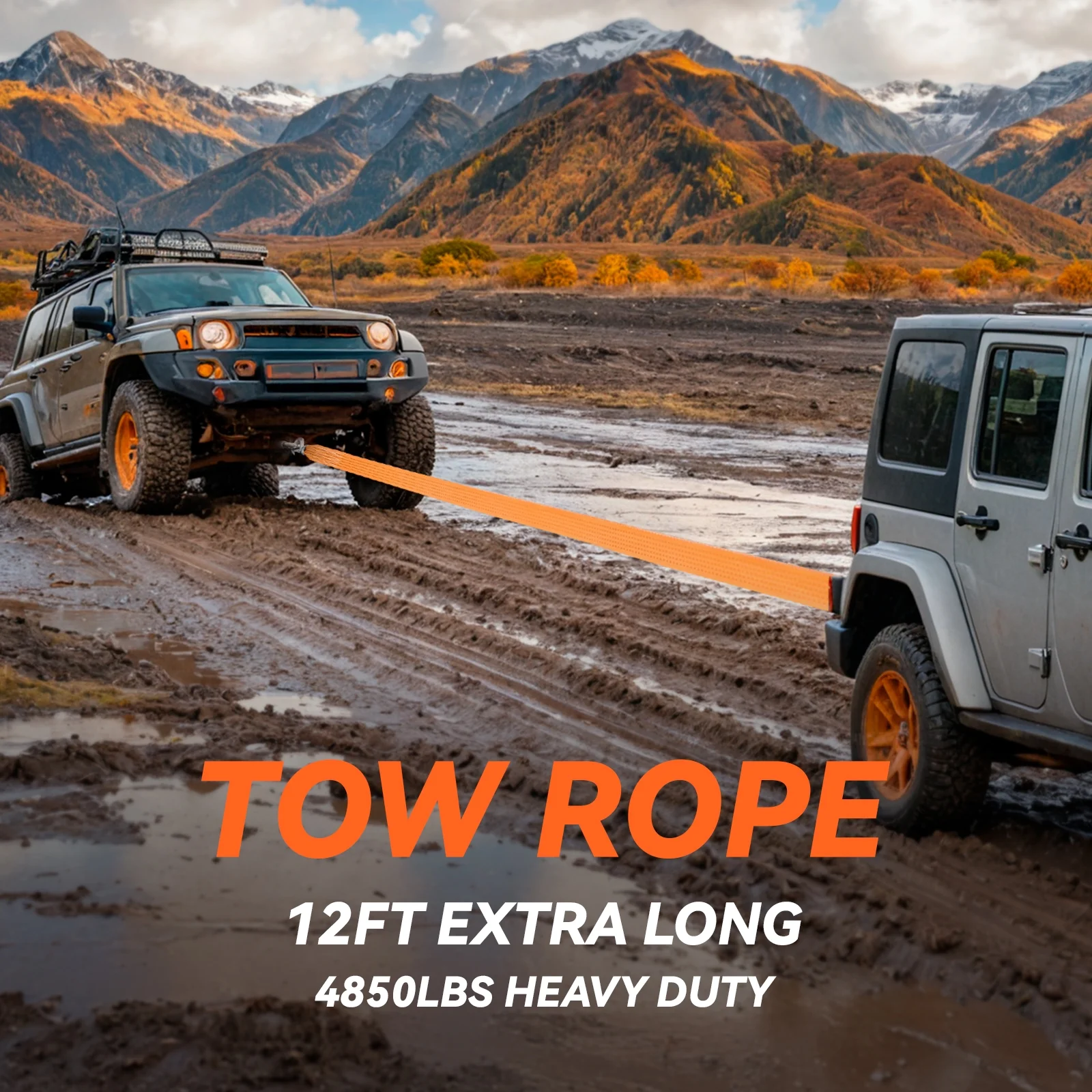 VCANENERGY 125-Piece Roadside Emergency Kit with Jump Starter & Air Compressor, 12V Portable Battery Booster and Tire Inflator for Cars, Trucks, SUVs